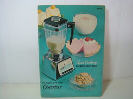 OSTERIZER 1966 BLENDER 8 SPEED PUSH BUTTON COOKBOOK &amp; INSTRUCTION MANUAL  - $9.53