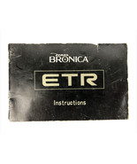 OEM Zenza Bronica ETR-C Camera Instruction Book / Manual / User Guide - £15.62 GBP