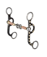 TABELO Argentine Copper Wire Snaffle Bit - 3-PC Design, 5&quot; Mouth - £88.54 GBP