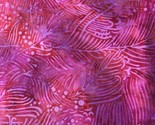 Hoffman Fabrics Batik Red Pink Swirl Print 1/2 Yard - $16.12