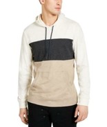 MSRP $45 Sun + Stone Men&#39;s Colorblocked Hoodie Beige Size Medium - $318.23 MXN