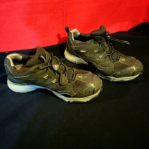 ECCO Black Receptor Technology Hiking Shoes Size 8-8.5 woman Waterproof Athletic - £24.69 GBP