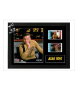 Star Trek Kirk Film Cell Display Cast signed Amazing With COA - $14.10+