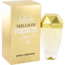 Paco Rabanne Lady Million Eau My Gold 2.7 Eau De Toilette Spray - £72.40 GBP