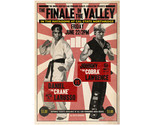 1984 The Karate Kid Daniel Larusso VS Johnny Lawrence Fight Poster Cobra... - $3.05