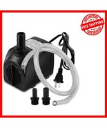 Quiet 25W Submersible Water Pump with Adjustable Flow for Gardens and Aq... - $610.25 MXN