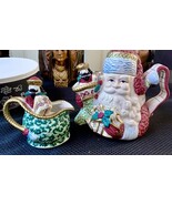 Nice Avon Christmas "St. Nicholas" Teapot & Creamer - $27.72