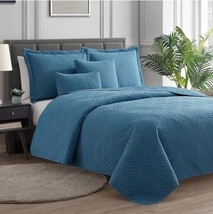 Clara Clark Quilt Set Twin/Twin XL Blue Heaven - $17.82