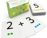 Magnetic Number Flash Cards - Large 0-25 Math Cards, Early Addition And ... - $38.99
