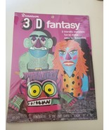 Vintage Halloween Dennison&#39;s 3D Fantasy Die Cut Monster Kit NOS HTF - $168.26