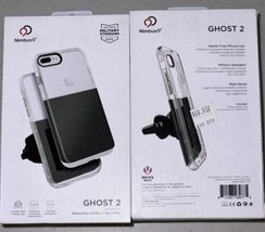 Nimbus9 Ghost 2 Drop Protection Clear Black Phone Case for Apple iPhone 7 Plus - £6.78 GBP
