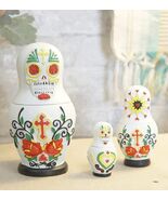 Ebros 3 Piece Set Sugar Skulls Nesting Dolls Matroyshka Babushka Figurin... - €35,84 EUR