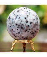 50mm Natural Kiwi Sesame Jasper Quartz Ball Crystal Sphere Reiki Healing... - $1,797.32 MXN
