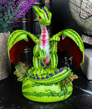 Colorful Garden Tropical Watermelon Green Thumb Dragon Statue Stanley Morrison - £21.54 GBP