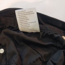 KanCan Zipper Leg Women's Black Denim Jeans Size 3XL Measured 36x25 image 5