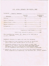 Vintage Marks From High School Entrance Exam 1947 - $1.44