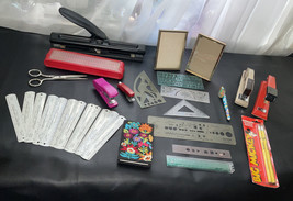 Mixed Lot Of Vintage Office Supplies, Collectibles￼, Odd &amp; Ins, Junk Drawer - £8.88 GBP