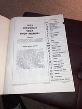 - 1972 Chevrolet Chevy VEGA Shop Service Manual Book - - $7.25