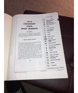 - 1972 Chevrolet Chevy VEGA Shop Service Manual Book - - £5.80 GBP