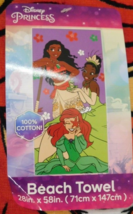 NWT Disney Ariel The Little Mermaid Princess Girls Kids Beach Pool Swim Towel - $12.61