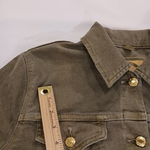 MK Michael Kors RN#111818 Women's Green Button Up Jacket Pockets Size XL image 3