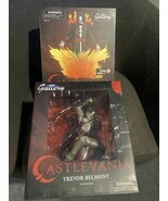 Diamond Select Toys CastleVania Trevor Belmont &amp; Dracula PVC Statue Both... - $148.49