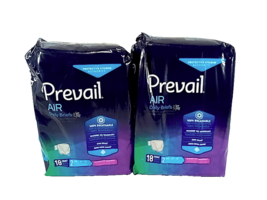 Prevail Air Unisex Breezers 360 Maximum Absorbency Briefs, Size 12, 18 In - £12.62 GBP