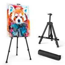 Art Painting Display Easel Stand - Portable Adjustable Aluminum Metal Tr... - £25.05 GBP