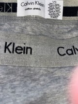 Calvin Klein MEN&#39;s Gray. Logo UNDERWEAR TRUNK BRIEFS Cotton Size L - $13.99