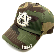 Auburn University Tigers Logo Camo Camouflage Adjustable Curved Bill Hat Cap Nwt - £13.36 GBP