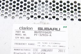 11-14 SUBARU IMPREZA AM/FM RADIO RECEIVER CD PLAYER Q6054 image 11
