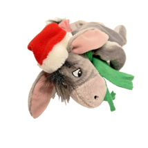 Disney Store Holiday Eeyore Bean Bag Plush Toy 11&quot; Long Collectible NWT ... - $13.41