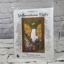 StoryQuilts Yellowstone Falls Wall Quilt Pattern Helene Knott Crafts Sew... - £11.60 GBP