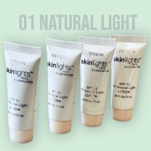 4X Revlon Skinlights  Face Illuminator Skin Lotion SPF 15 .34 Oz Imperfe... - £24.11 GBP