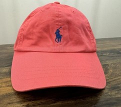 Polo Ralph Lauren Baseball Hat Cap Strapback Pink Blue Pony One Size Unisex - $19.79