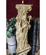 Ebros Celtic Triple Goddess Maiden Mother &amp; Crone Wiccan Pagan Candle Ho... - €30,87 EUR