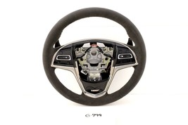 New OEM Cadillac 2015-2019 Black Suede Steering Wheel CTS-V CTS V 84383414 - $292.05