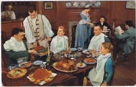 Postcard Dining At King&#39;s Arms Tavern Williamsburg Virginia - £2.95 GBP