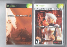 Dead Or Alive 3 Platinum Hits video Game Microsoft XBOX CIB - £15.18 GBP