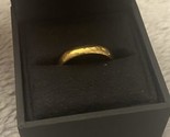 ESTATE 10kt YELLOW GOLD BENCHMARK SIZE 8.5 WEDDING BAND Excellent - £78.65 GBP