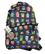 MINECRAFT Kids 16&quot; Backpack Gamer School Bookbag Lightweight All Over Print - $40.73 CAD