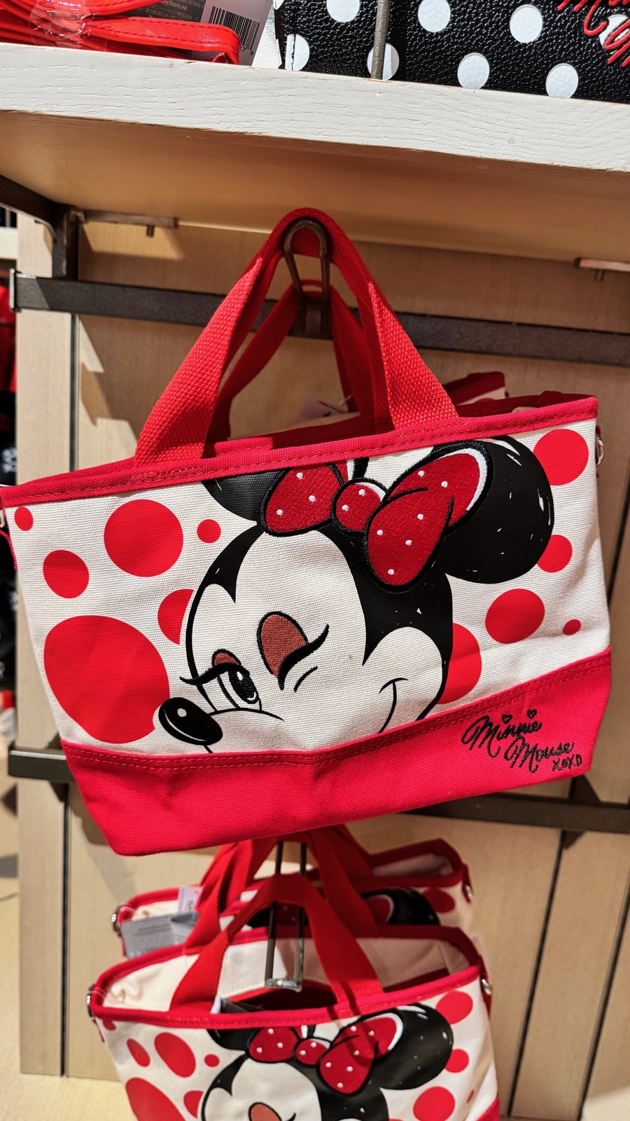 Disney Parks Minnie Mouse  Small Tote Bag Purse New - $44.90