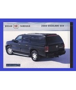2003 CADILLAC ESCALADE ESV VINTAGE COLOR POSTCARD - USA - EXCELLENT ORIGINAL !! - €5,38 EUR