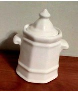 Pfaltzgraff Heritage White Covered Sugar Jar 5 1/4&quot; Replacement - £7.42 GBP