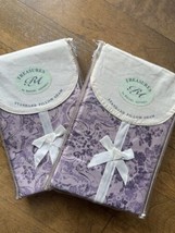 Treasures by Rachel Ashwell Fiona Pillow Sham Pair, New in Package, Rare/Retired - £43.96 GBP
