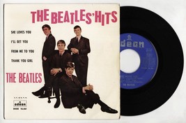 THE BEATLES HITS She Loves You 1963 Spain EP 1st Press Odeon DSOE 16,561... - £16.06 GBP