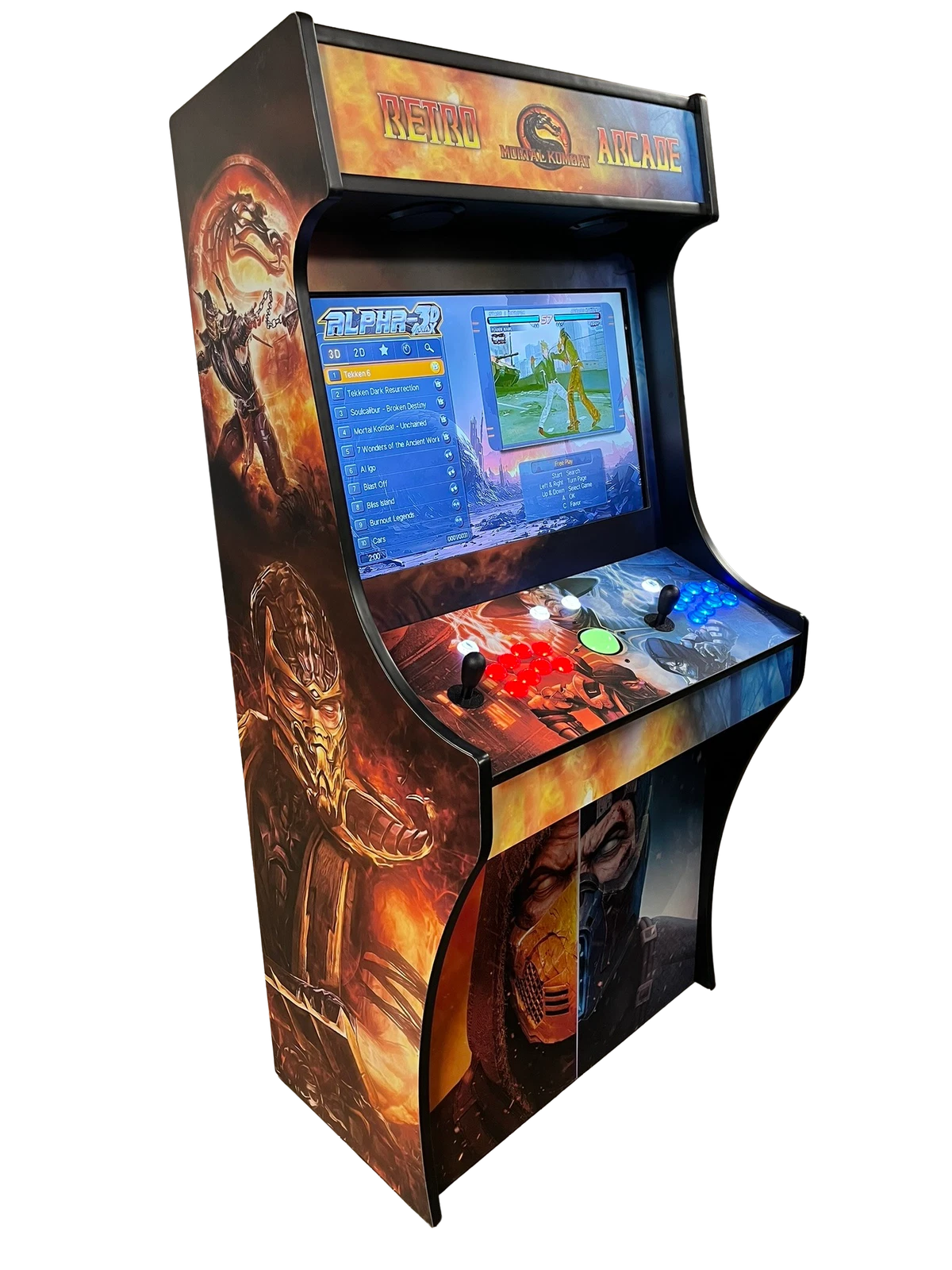  Mortal Kombat Arcade Two Player 32&quot; - $5,719.44 CAD