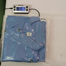 Vintage John Blair RN#81700 Men's Blue Button Up Pockets Short Sleeve Shirt 2XL image 8