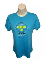 2014 NYRR Queens 10K Run for Life Womens Small Blue Jersey - $369.07 MXN