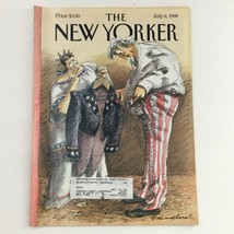 The New Yorker July 6 1998 Full Magazine Theme Cover by Edward Sorel VG - £14.97 GBP